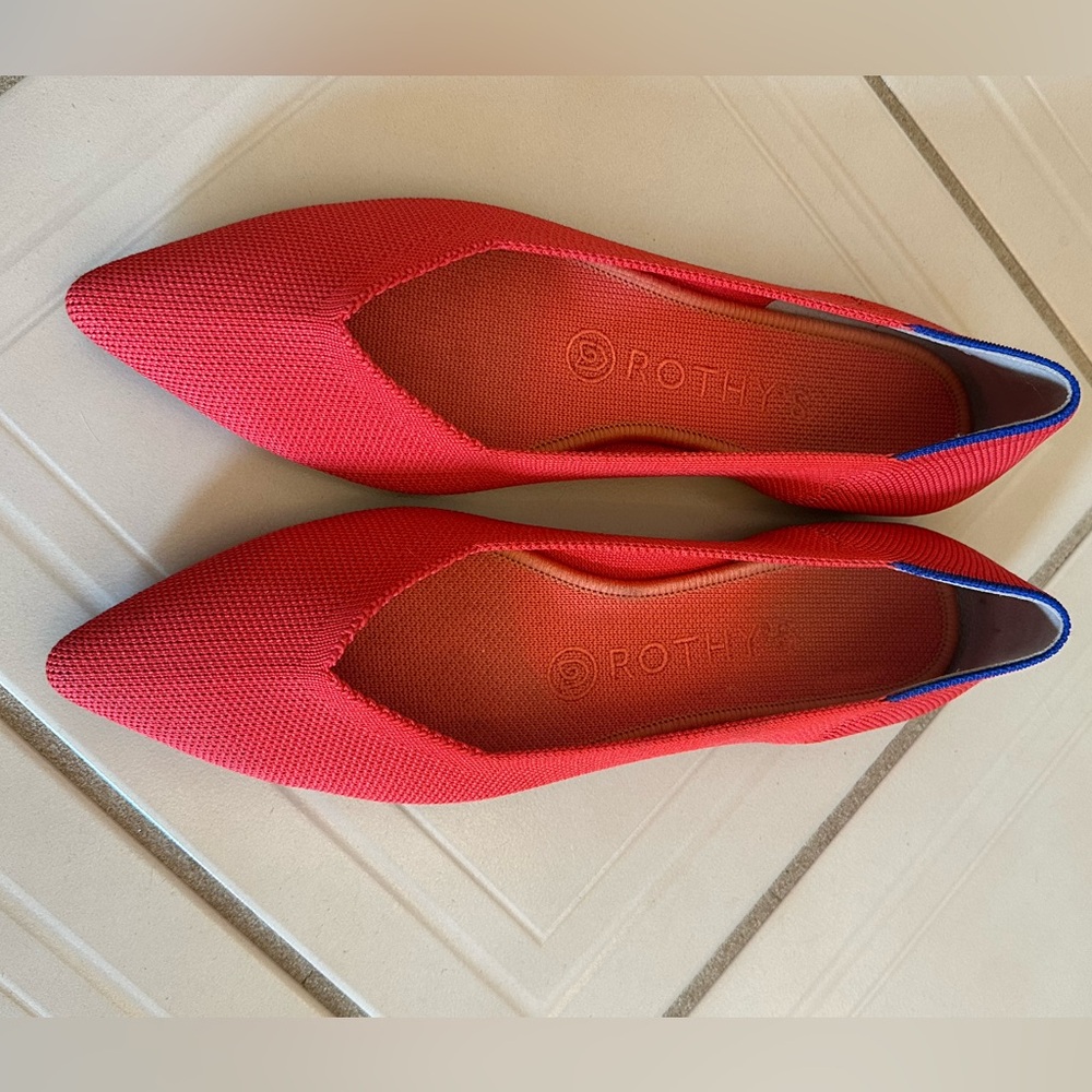 Rothy's Women's Red Flats
